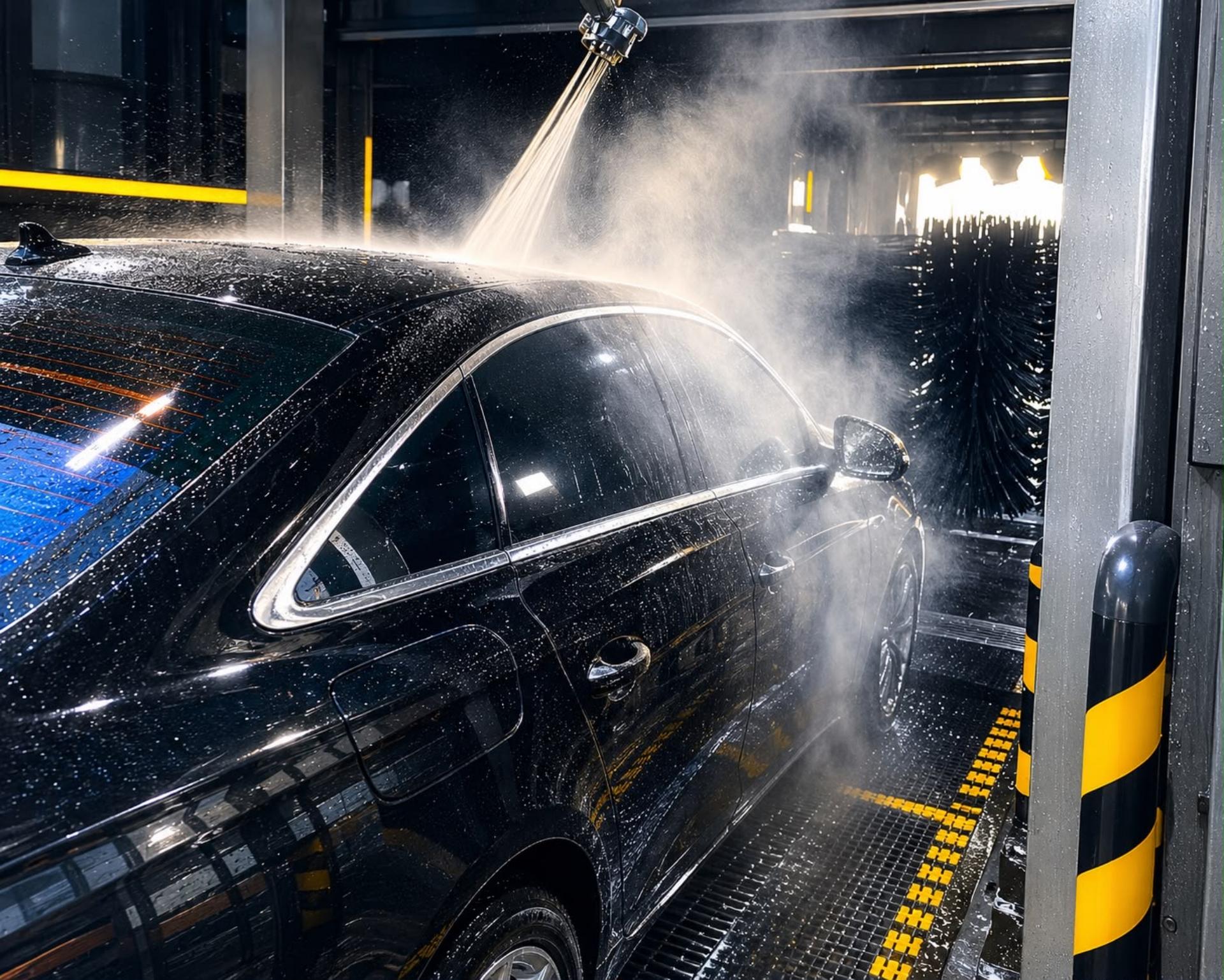 Premium automatic car wash experience